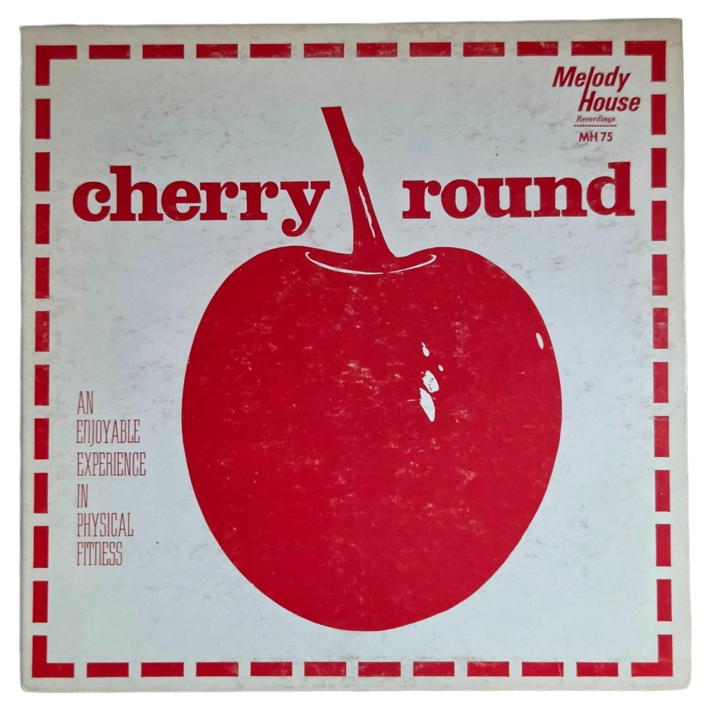 Melody House Cherry Round Vinyl Record 12in LP Physical Fitness Album Vintage